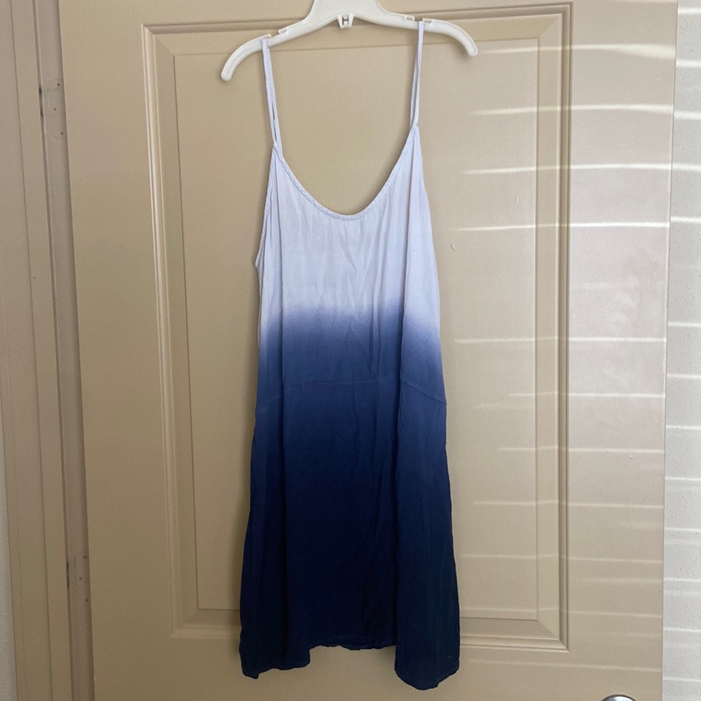 Ombré slip dress